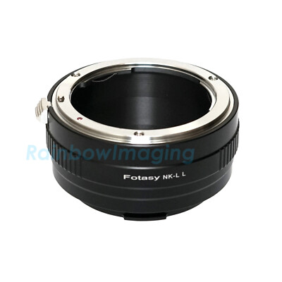 Fotasy Nikon Lens to Leica L Mount Adapter for Panasnoc S1 S1R  S1H S5 camera 