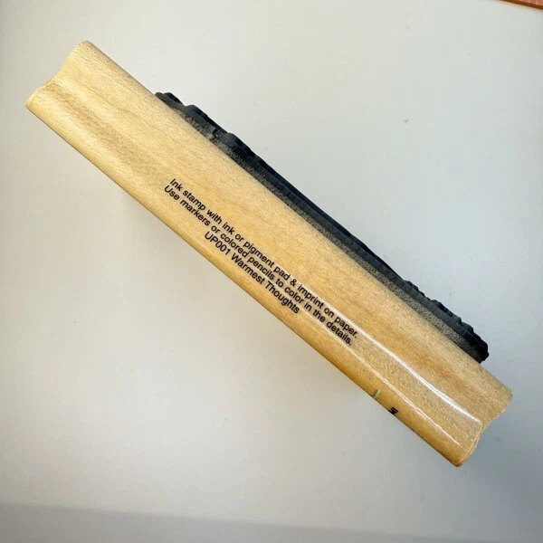 Warmest Thoughts~Swing~Precious Moments Rubber Stamp~3"X 4.5"~Stampendous UP001 — 第 4/4 张图片