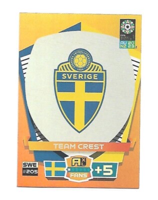 2022-23 FIFA WWC - Fans' Favourite - Team Crest - Sweden #205