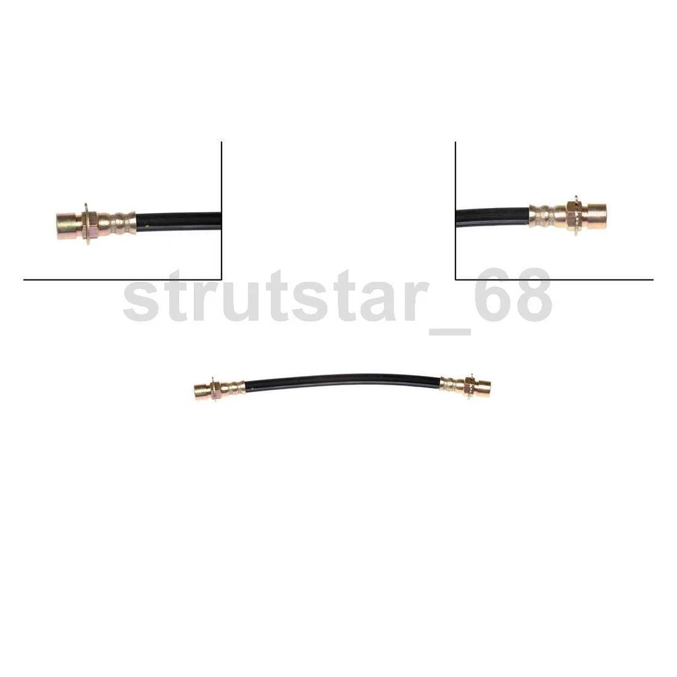 2 mangueras de freno de línea de freno traseras para Chevrolet Equinox 3,4 L Pontiac Torrent 3,4 L Foto 2 de 4