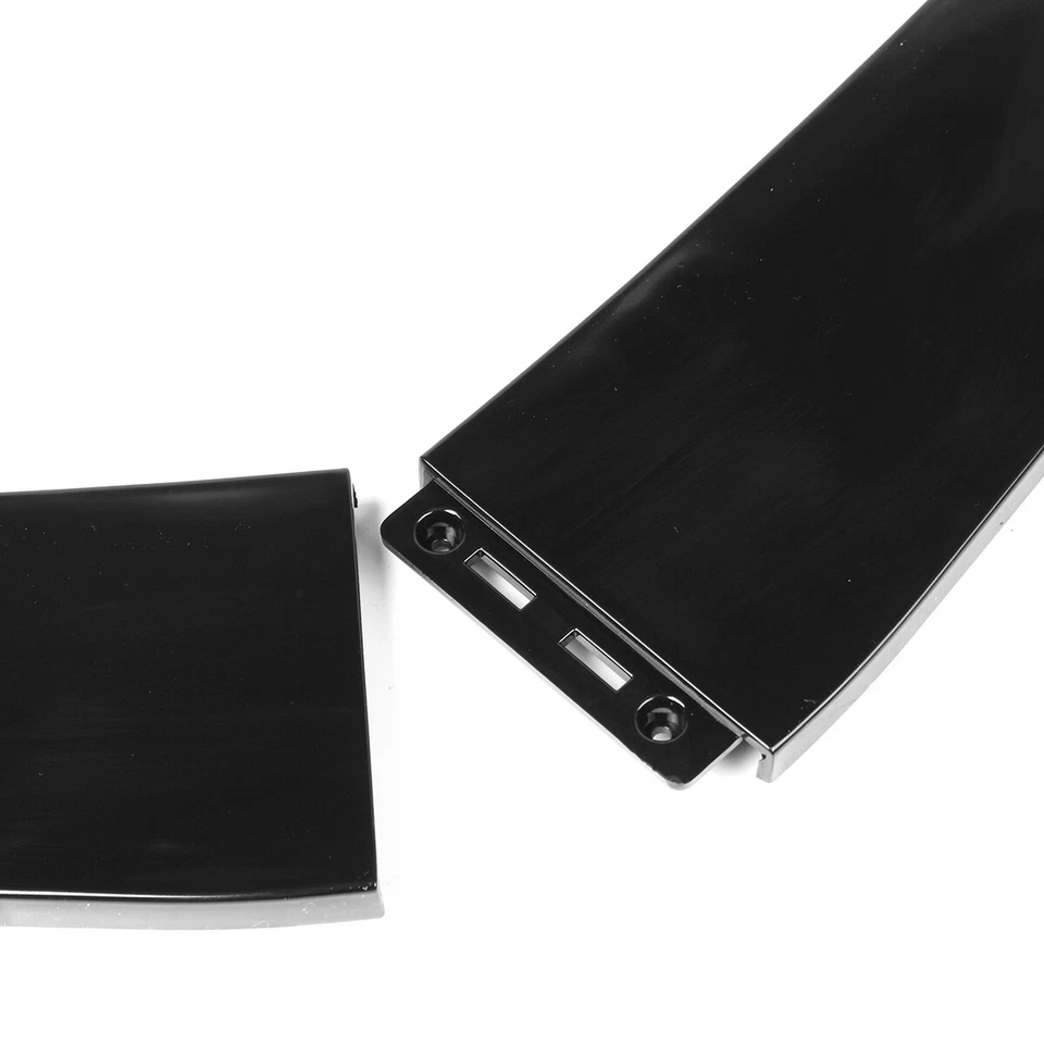 Se adapta a 05-07 Subaru Legacy GT JDM parachoques solo alerón labial delantero negro brillante Foto 4 de 4