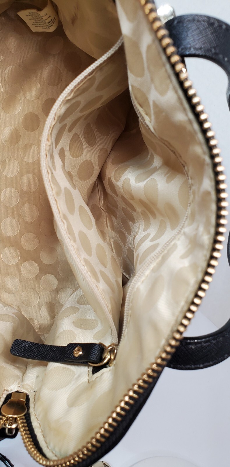 Kate Spade Purse Handbag Double Handle Crossbody Black Dust Bag thumbnail 6