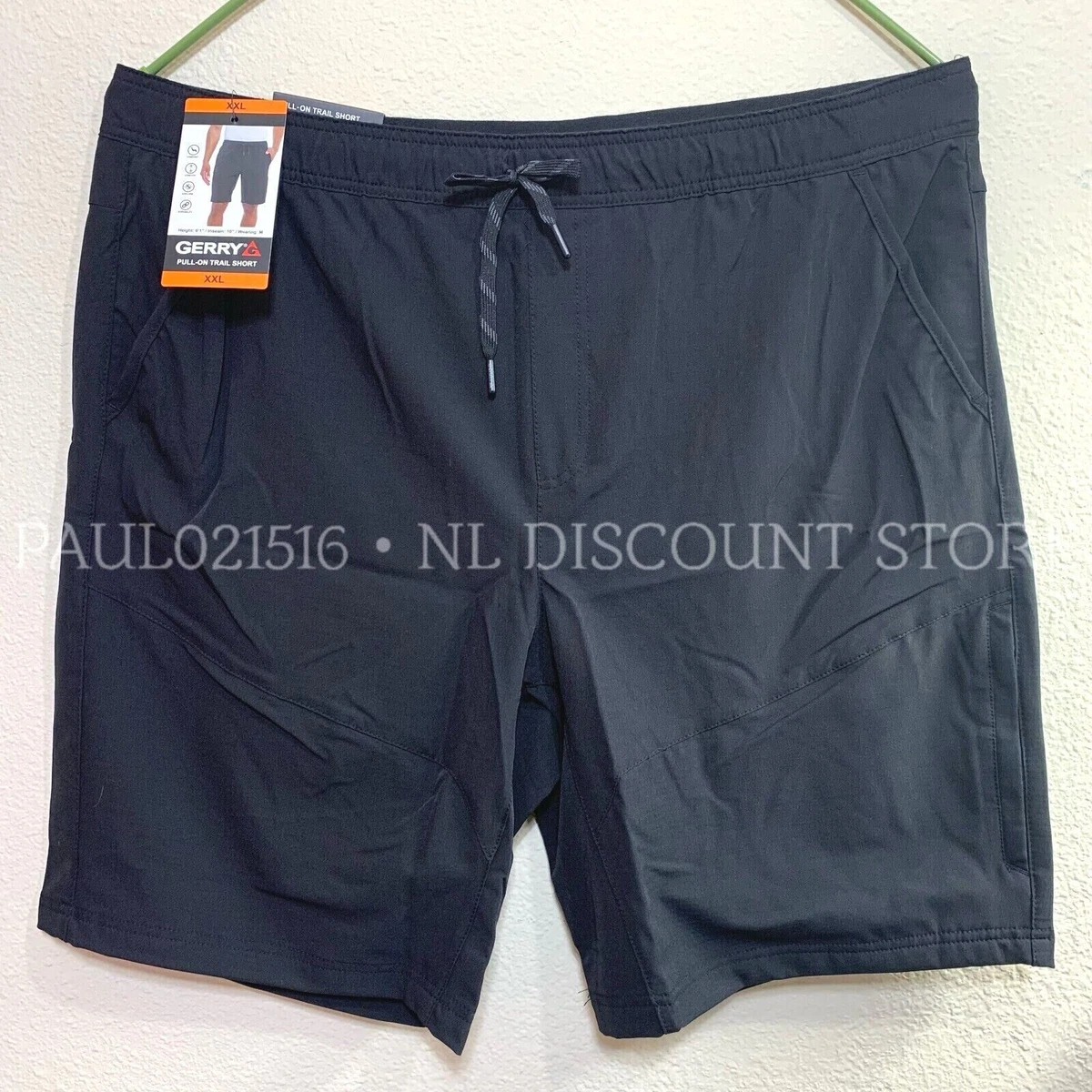 Men's pull on shorts with pockets sale