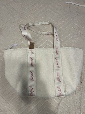 NWT Victoria Secret PINK Sherpa Tote Bag