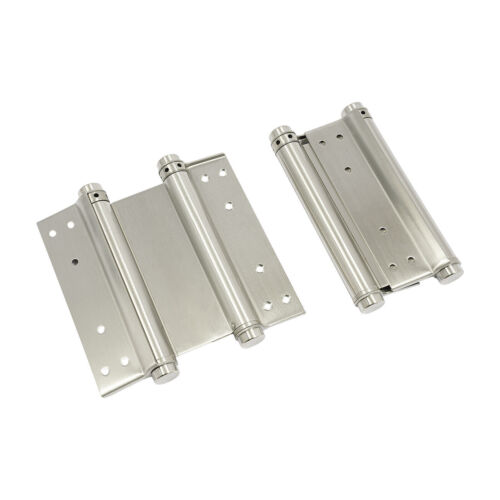 2 Pack Stainless Steel Double Action Spring Hinges for Cafe Saloon Doors - Picture 14 of 14