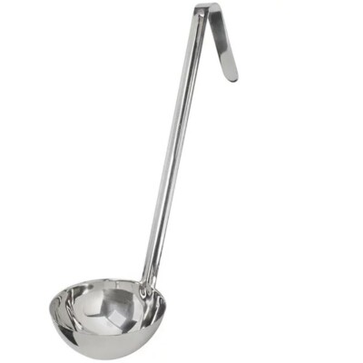 Professionelle Gastronomie Öl Suppe Soße Servierkelle Edelstahl 16oz mit Haken