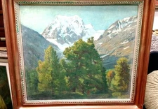 ANTIQUE, GERMAN OIL PAINTINGS BY GUTKNECHT NEBRA, ARTUR, 1880S 