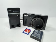  NEAR MINT Nikon COOLPIX P300 Black 12.2MP Compact Digital Camera - TESTED