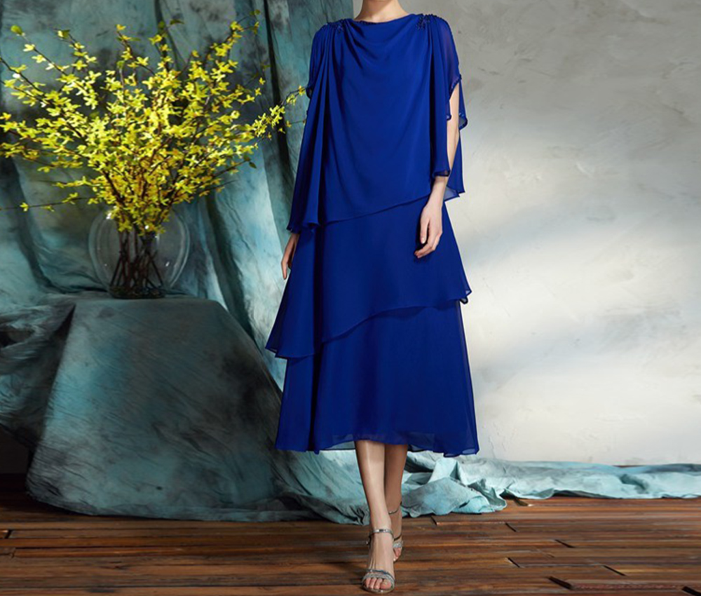 slim fit dress slacks Solid Color Button Front Slit Dress for Women Below Knee Length – Anna-Kaci main image 0