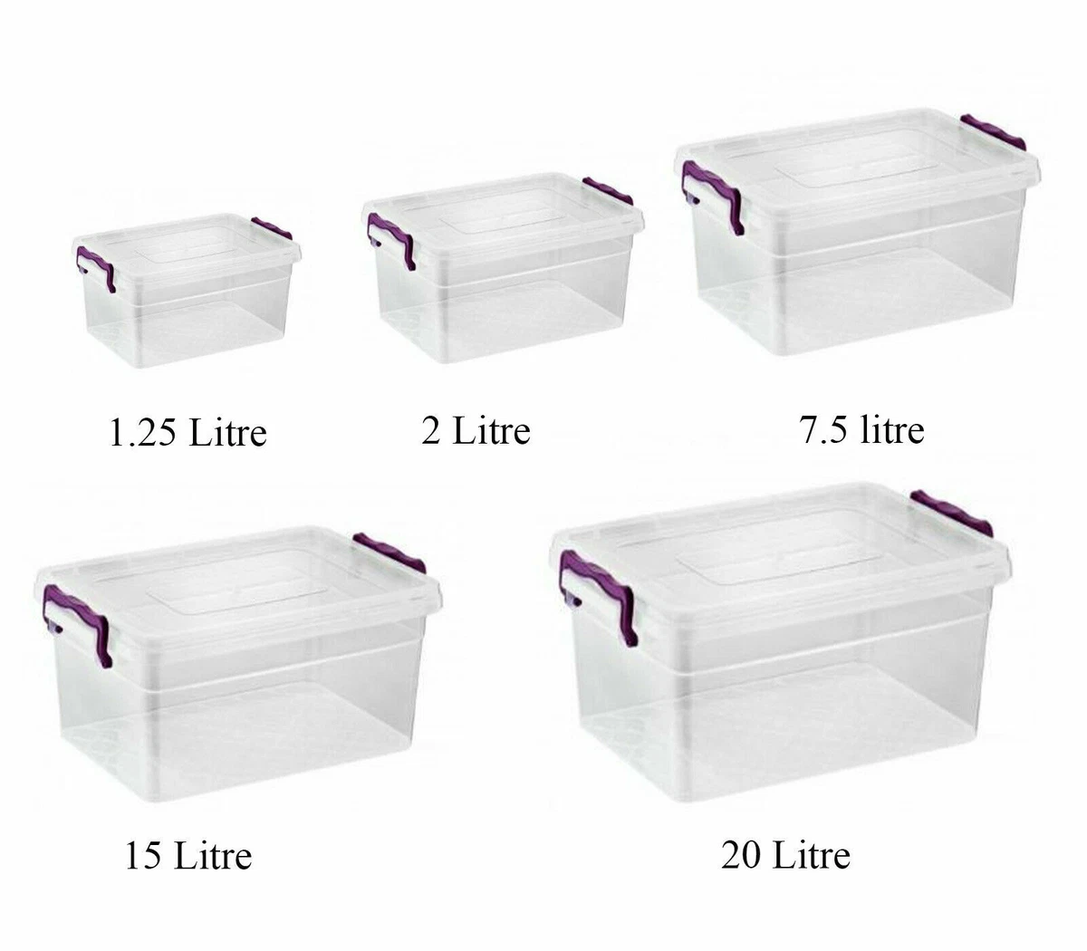 Stackable clear 2024 plastic containers