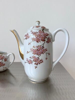 KOSHIDA Japan Kirschblüten Teekanne Kanne Golddekor