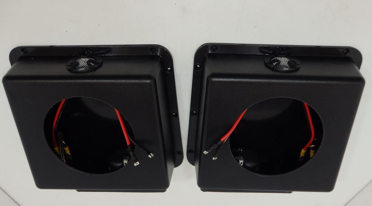 Empty Floor Standing Speaker Boxes