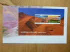 AUSTRALIA NORFOLK Is. 2019 PHILLIP Is. LANDSCAPES 2 STAMP MINI SHEET  FDC