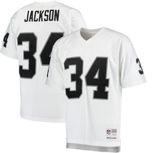 white bo jackson raiders jersey