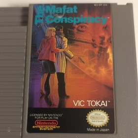 The Mafat Conspiracy Nintendo NES Entertainment System Video Game Cartridge