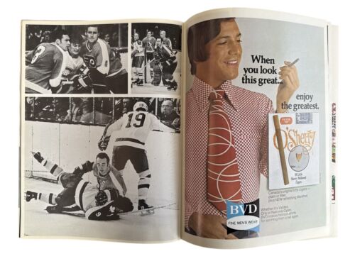 Maple Leaf Gardens noviembre 1971 revista y programa Philadelphia Flyers cubierta CLARKE - Imagen 17 de 20