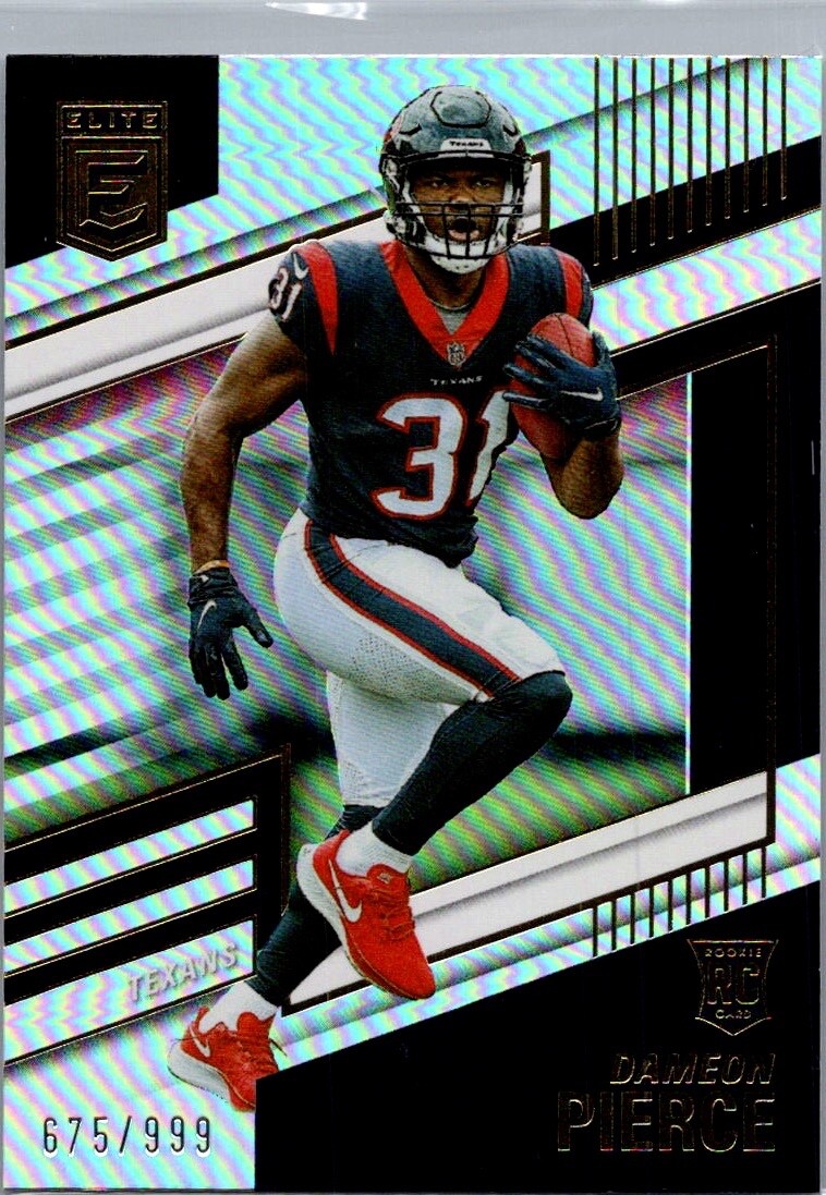 2022 Panini Donruss Elite Rookie #161 Dameon Pierce /999 RC Texans