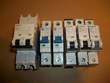 6pc Siemens & Allen Bradley Circuit Breaker 5SY41  1492-D   10amp  4 amp
