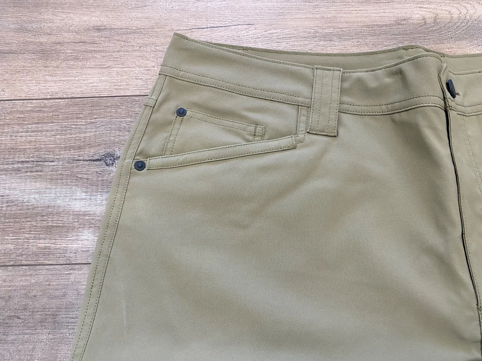 Simms Windrift Hombres 40x32 Exterior Elastizado Pesca Senderismo Pantalón Laurel Hoja Oliva Foto 3 de 4