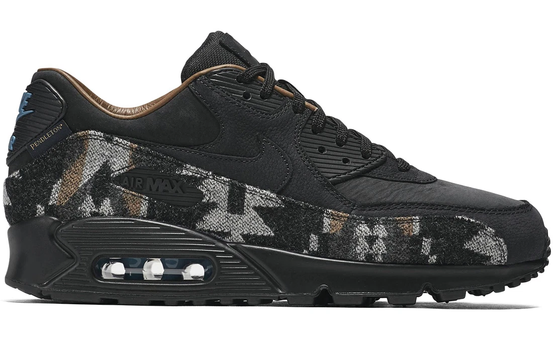air max 1 pendleton black