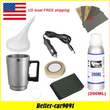 Headlight Restoration Repair Kit Liquid Polymer Chemical Polishing Car Set Tool