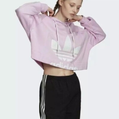 Cropped adidas hoodie