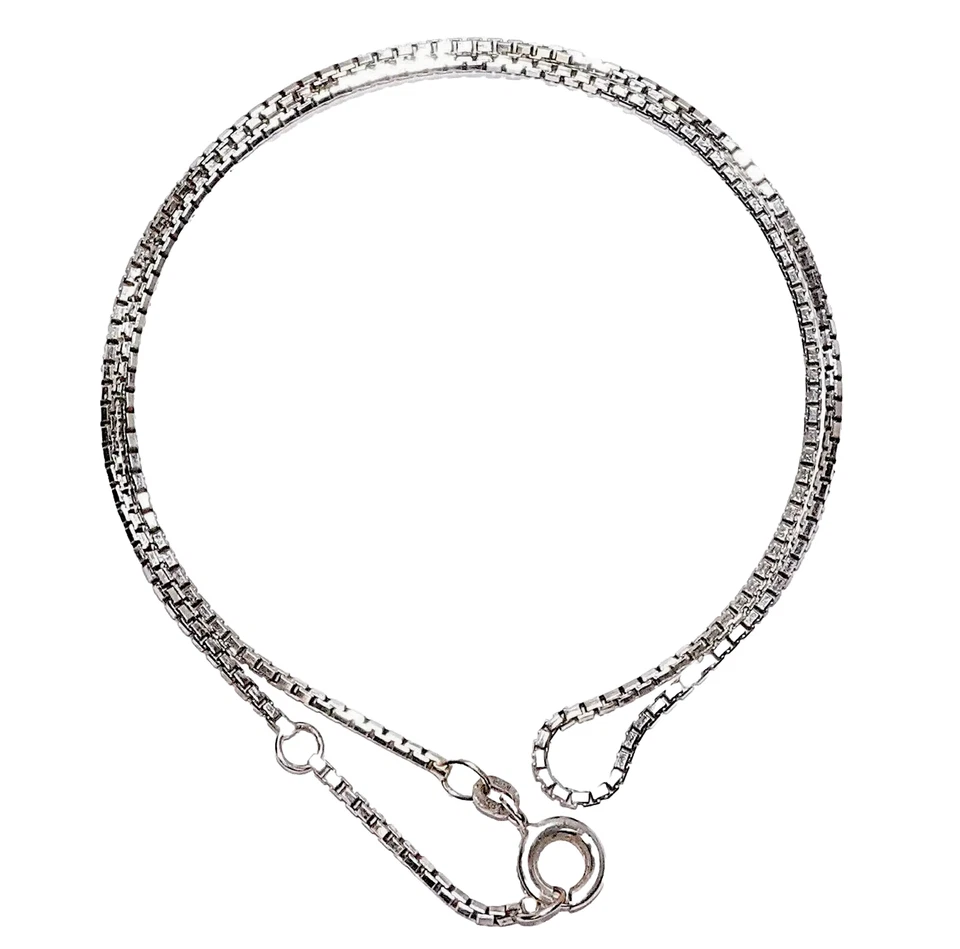 Kette Venezianer Weißgold 585 38,5 cm lang 1,35 mm breit 5,0 Gramm