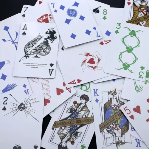 Anime High Card Finn Oldman Chris Redgrave Spades Two Card Poker Collect Cosplay - Picture 5 of 5