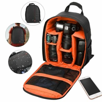 PETDASH20 Camera Backpack Shoulder Bag Case for Canon Nikon Sony DSLR Digital Waterproof