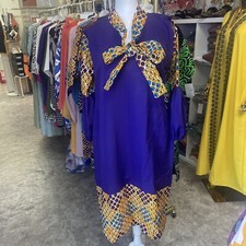 Beautiful African Print,Ankara Combination ,Women Fashion Small Or Med