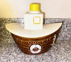 Vintage McCoy SS Tugboat Boat Collector 9” X 8” Cookie Jar