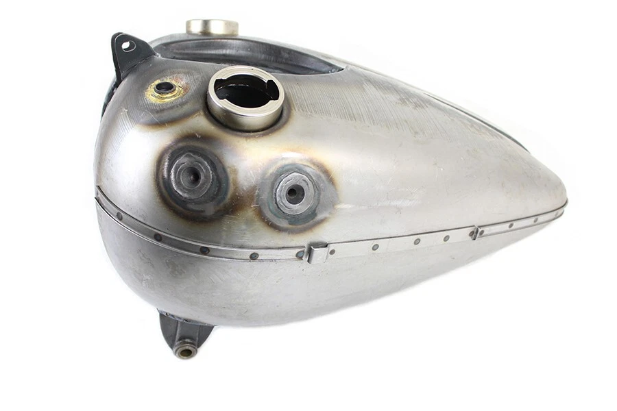 Harley Davidson FL 1941-1946 Knucklehead Bobbed juego de tanque de gasolina de 3,5 galones Foto 3 de 4