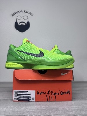 Size 11 - Nike Kobe 6 Protro Grinch 2020 Green Black Volt CW2190