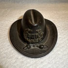 CIVIL WAR CAST IRON G.A.R. 1902 CAVALRY HAT PAPERWEIGHT GRAND ARMY