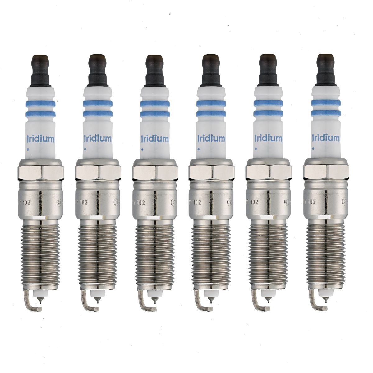 6 pc Bosch Double Iridium Spark Plugs for 2010-2017 GMC Terrain 3.0L 3.6L V6 mu