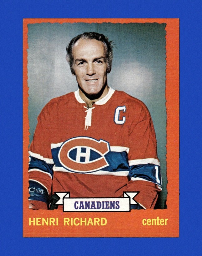 1973-74 Topps Set-Break # 87 Henri Richard NR-MINT *GMCARDS*