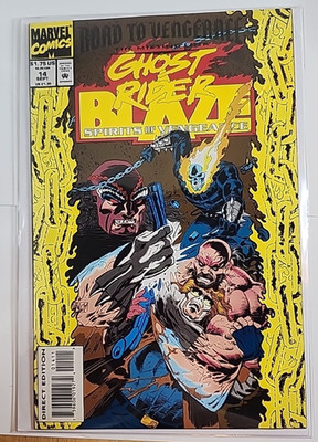 1993 Marvel Ghost Rider Blaze Spirits of Vengeance #14 Road to Vengeance 
