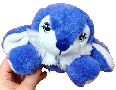 WAY TO CELEBRATE! Small Hoppy Hopster Bunny Plush - Blue