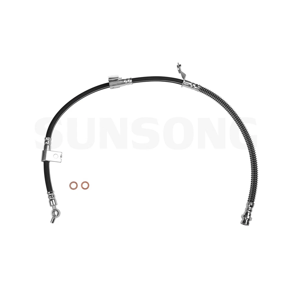 Manguera hidráulica de freno delantero trasero para Hyundai Sonata 2006 2007 2008 2009 2010 2,4 L Foto 3 de 4