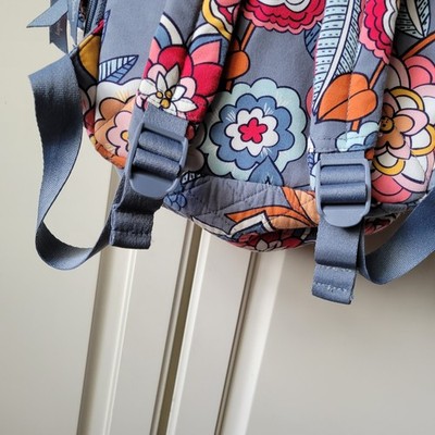 Vera‎ Bradley Quilted Essential Compact Backpack 18 Inches Evening Tropical Vera Bradley Quilted Essential Large Backpack Tropical  main image 2