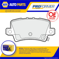 Brake Pads Set fits HONDA CIVIC FK3 2.2D Rear 05 to 11 Proformer Quality