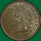1906 Indian Head Cent Choice Almost Uncirculated AU+/UNC Coin #41856