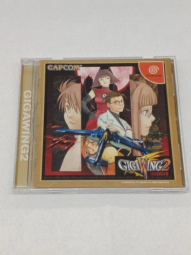 Capcom Giga Wing 2 Dreamcast Japan Import Shooter Game for Sega DC Tested