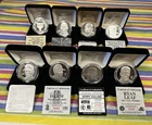 LOT-20 Round Coins One Troy ounce each .999bc Silver Sport Players Highland Mint