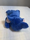 Vtg 1998 Royal Blue Peanut the Elephant Ty 16" Beanie Buddies Soft Plush RARE