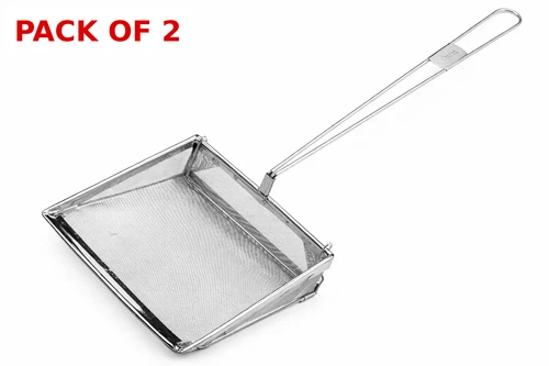 80 Mesh Commercial Skimmer 8" Square Fat Oil Skimmer Fish & Chip (PACK OF 2 )