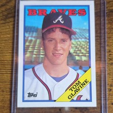 Topps 1988 Tom Glavine Atlanta Braves Rookie Base #779 Baseball Card