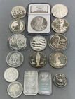 15 Troy Ounces .999 Silver Coins Bars Rounds nice mix L25288