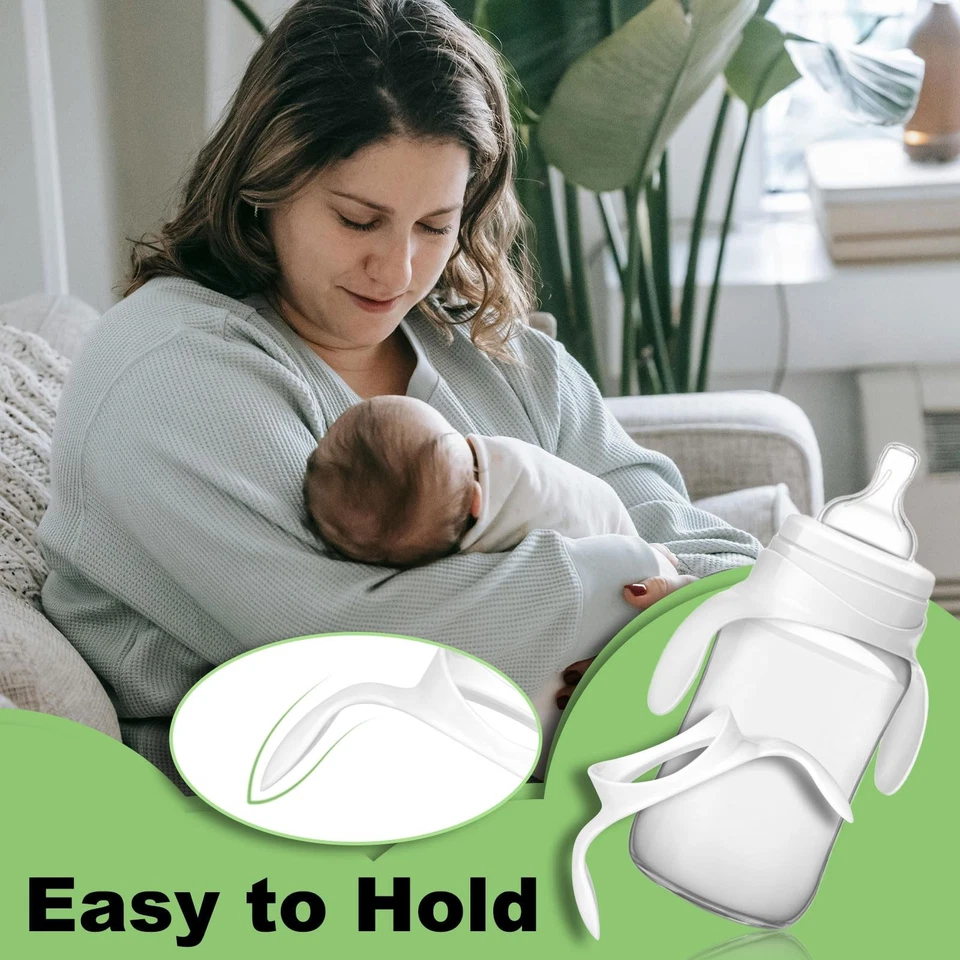 4 Stück Babyflaschen Griff für Philips Avent Anti-Kolik Flaschen Ergonomisch ... - Bild 4 von 4