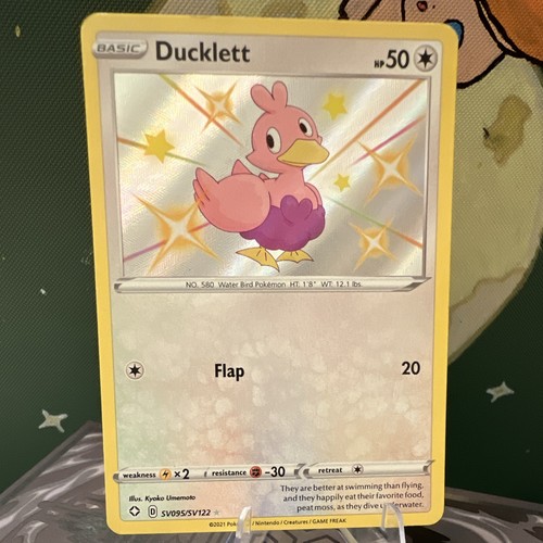 Ducklett SV095/SV122 Shining Fates Shiny Vault Holo Shiny Holo Rare EN